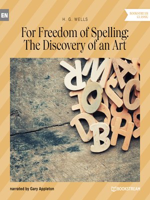 cover image of For Freedom of Spelling